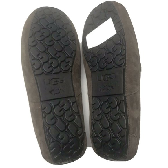 UGG Australia Ascot Brown Suede Slippers Sheep Sherling Fur Lining NWOB main image 12